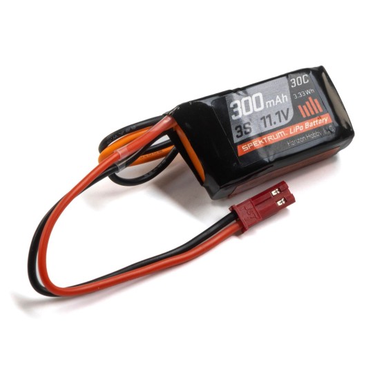 SPMX3003SJ30-Li-Po 3S 11,1V 300mAh 30C JST Spektrum