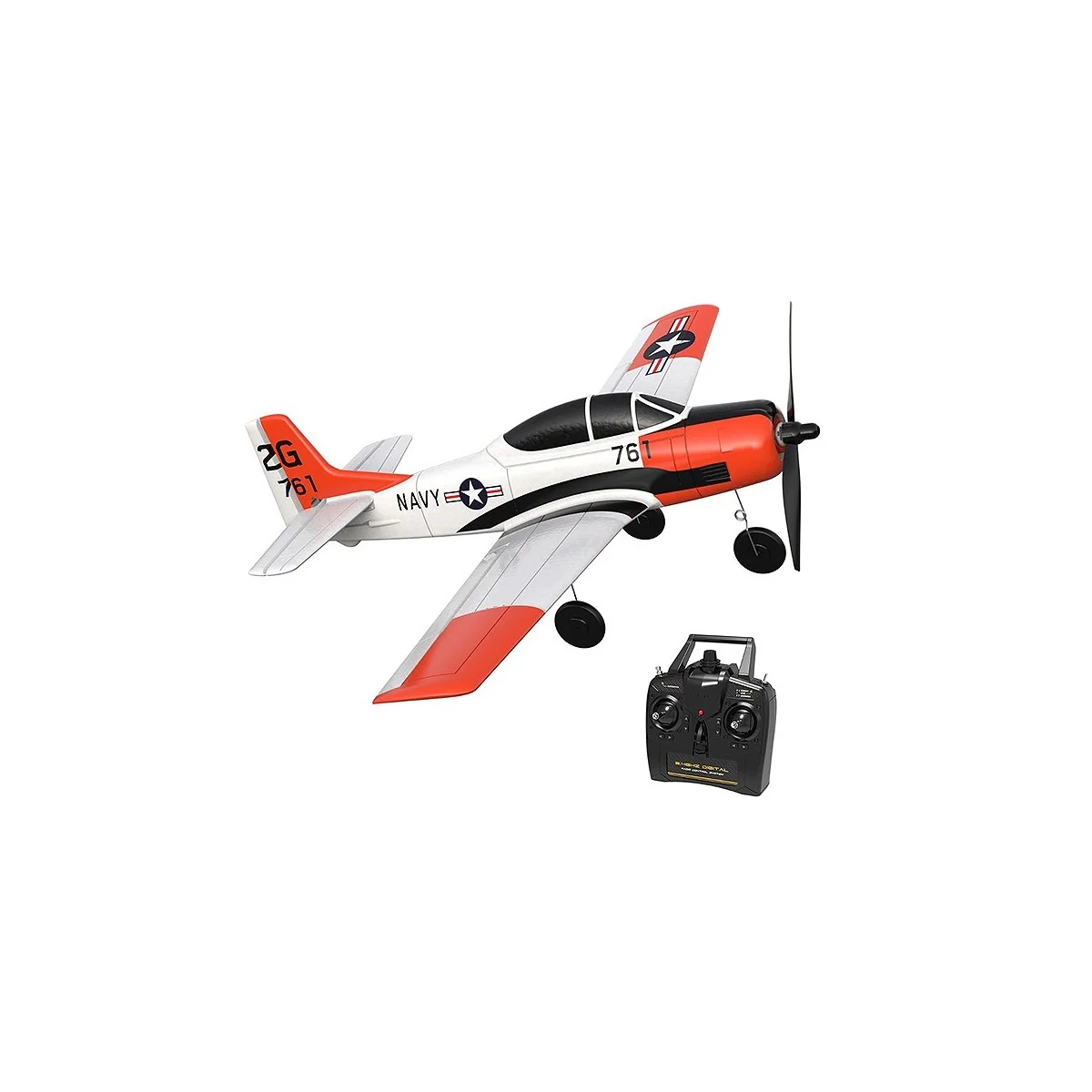 T-28 Trojan 400mm aircraft with RTF Volantex flight stabilizer Volantex V761-9 - 1