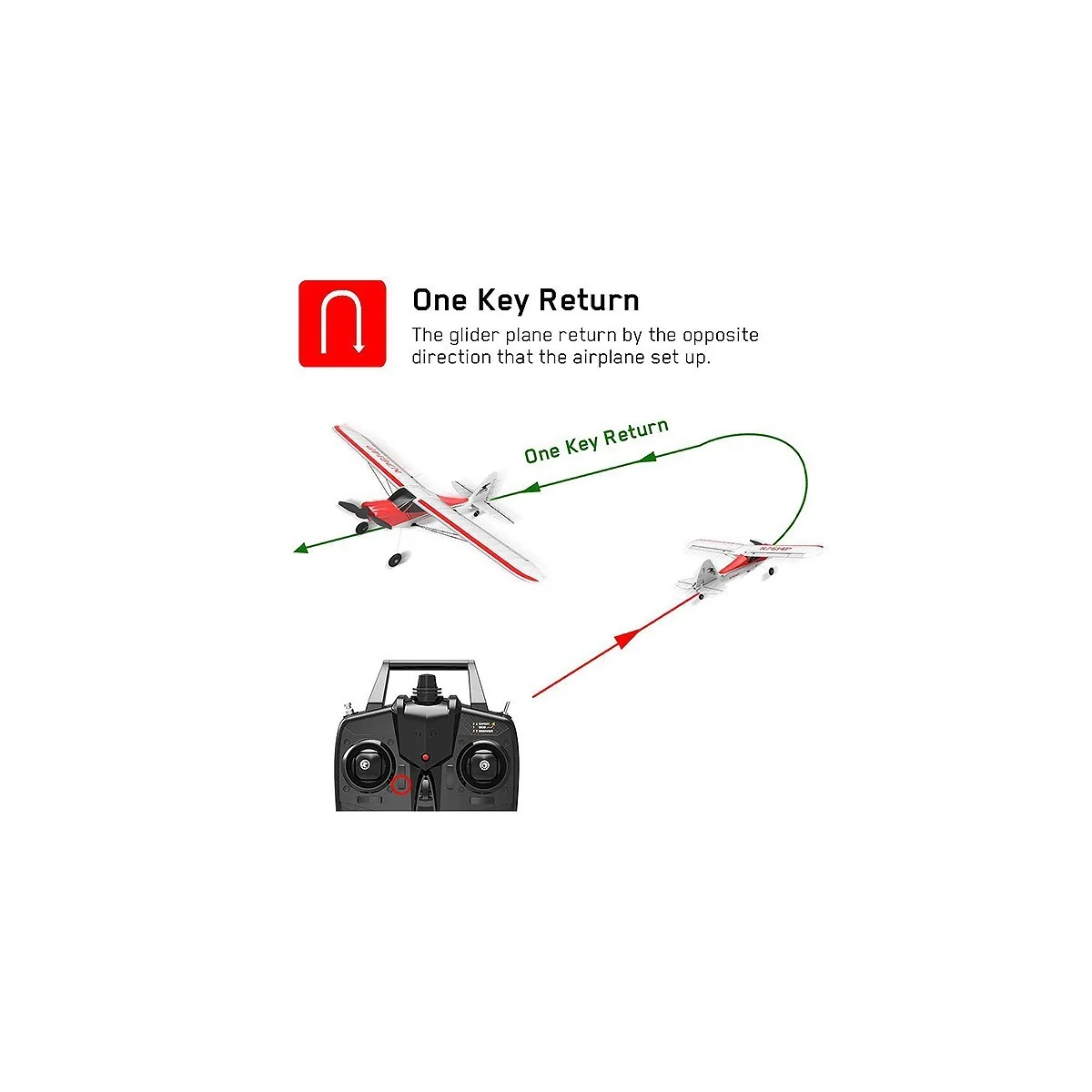 Sport aircraft Cub 500 - 500mm with flight stabilizer RTF Volantex Volantex V761-4 - 4