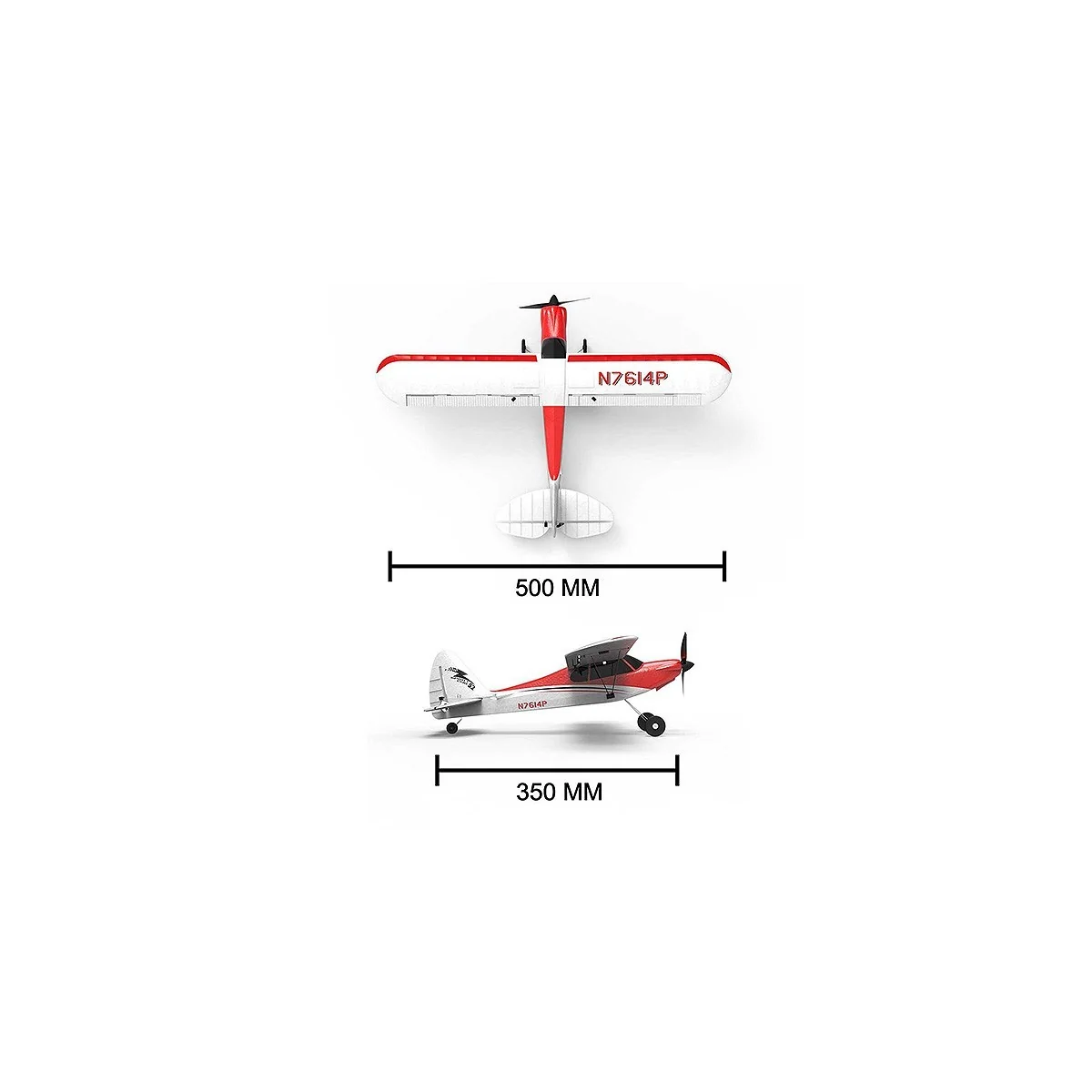 Sport aircraft Cub 500 - 500mm with flight stabilizer RTF Volantex Volantex V761-4 - 5