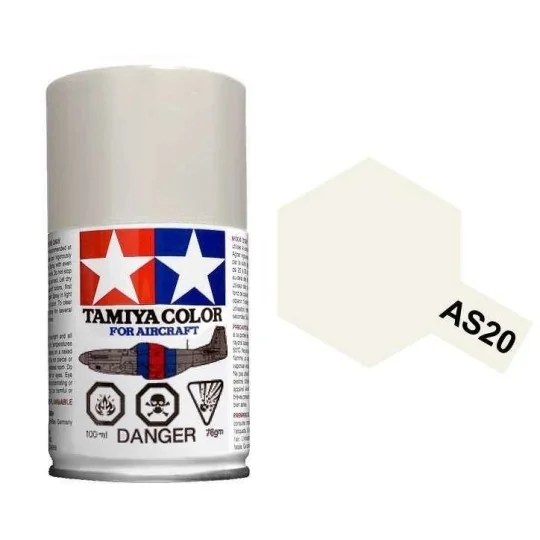 Paint bomb white US Navy AS20 Tamiya - 86520 86520-Tamiya AS20 US Navy White spray paint - 86520