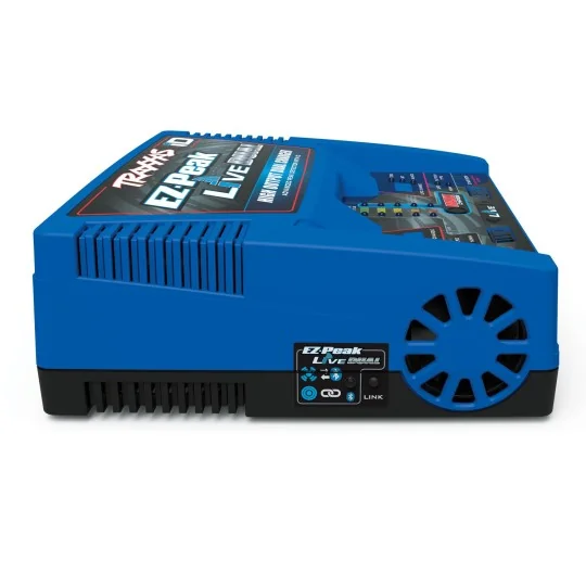 EZ-Peak Live DUAL iD 4S 200W Traxxas Dual Fast Charger Traxxas TRX-2973G - 2 TRX-2973G-Traxxas EZ-Peak Live DUAL iD 4S 200W Dual Fast Charger - TRX-2973G