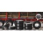 I3890-Pneus de remorque camions (x8) 1/24 Italeri