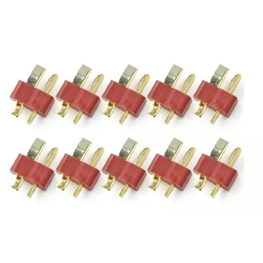 Dean type T male plug (x10) Konect Konect KN-130310-10M - 1 KN-130310-10M-Dean type T male socket (x10) Konect - KN-130310-10M