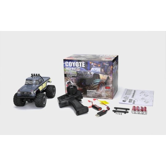 85968-Mini Monster Truck Coyote MSA-1MT 4x4 1/24 RTR Carisma