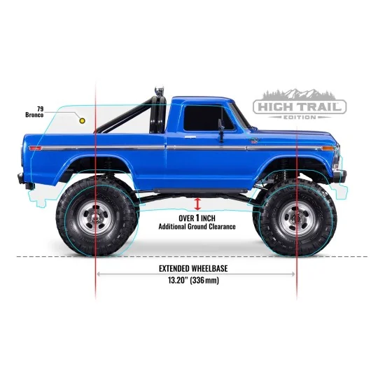 TRX-92046-4-TRX-4 Ford F-150 Ranger XLT High Trail 4WD TQi RTR Traxxas 92056-4 - TRX-92046-4