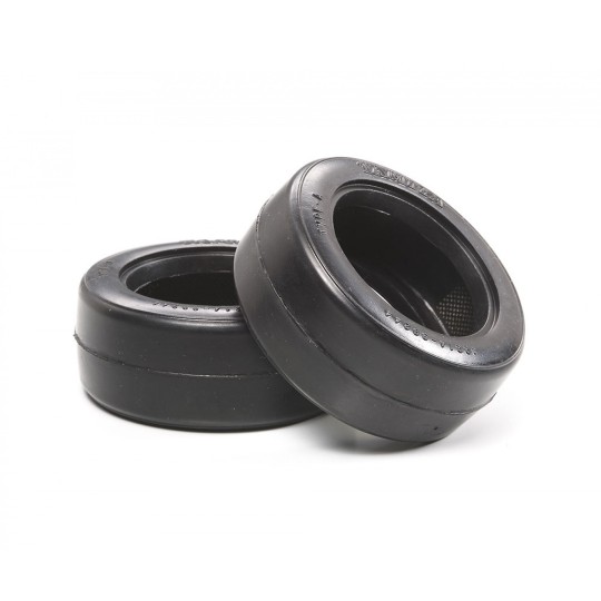 53340-Pneus Slicks 60D renforcés Type A M-châssis (x2) Tamiya