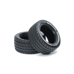 Pneus Radial 60D Hard M-châssis (x2) Tamiya Tamiya 54999 - 1