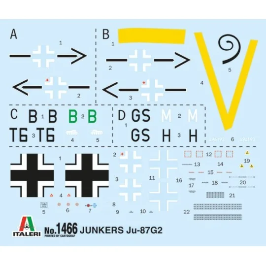 I1466-Junkers Ju87G-2 1/72 Italeri - I1466