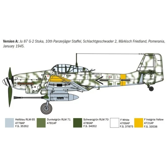 I1466-Junkers Ju87G-2 1/72 Italeri - I1466