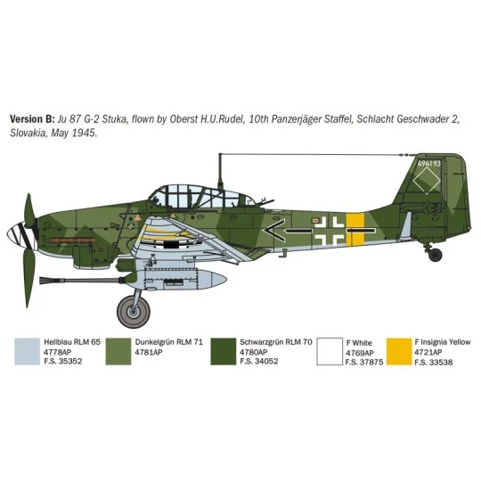 I1466-Junkers Ju87G-2 1/72 Italeri - I1466