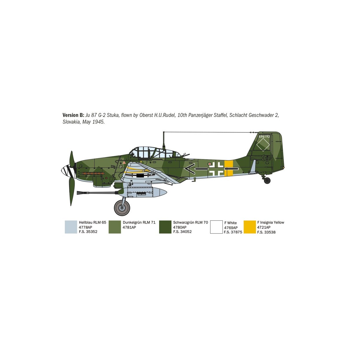 Junkers Ju87G-2 1/72 Italeri Italeri I1466 - 5