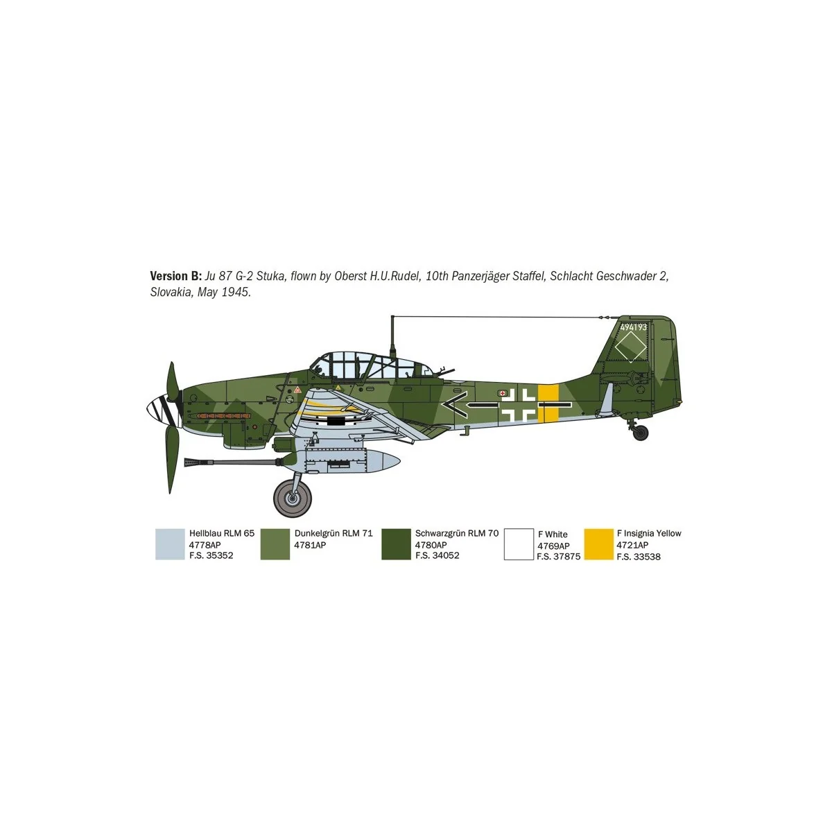 Junkers Ju87G-2 1/72 Italeri Italeri I1466 - 5