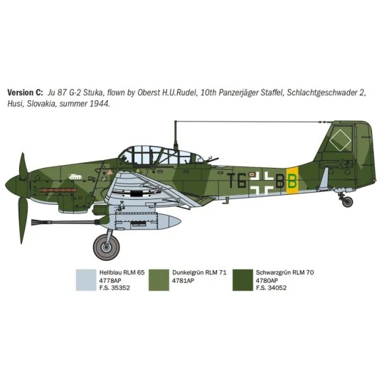 I1466-Junkers Ju87G-2 1/72 Italeri - I1466