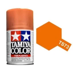 Tamiya TS73 Translucent Orange Spray Paint - 85073
