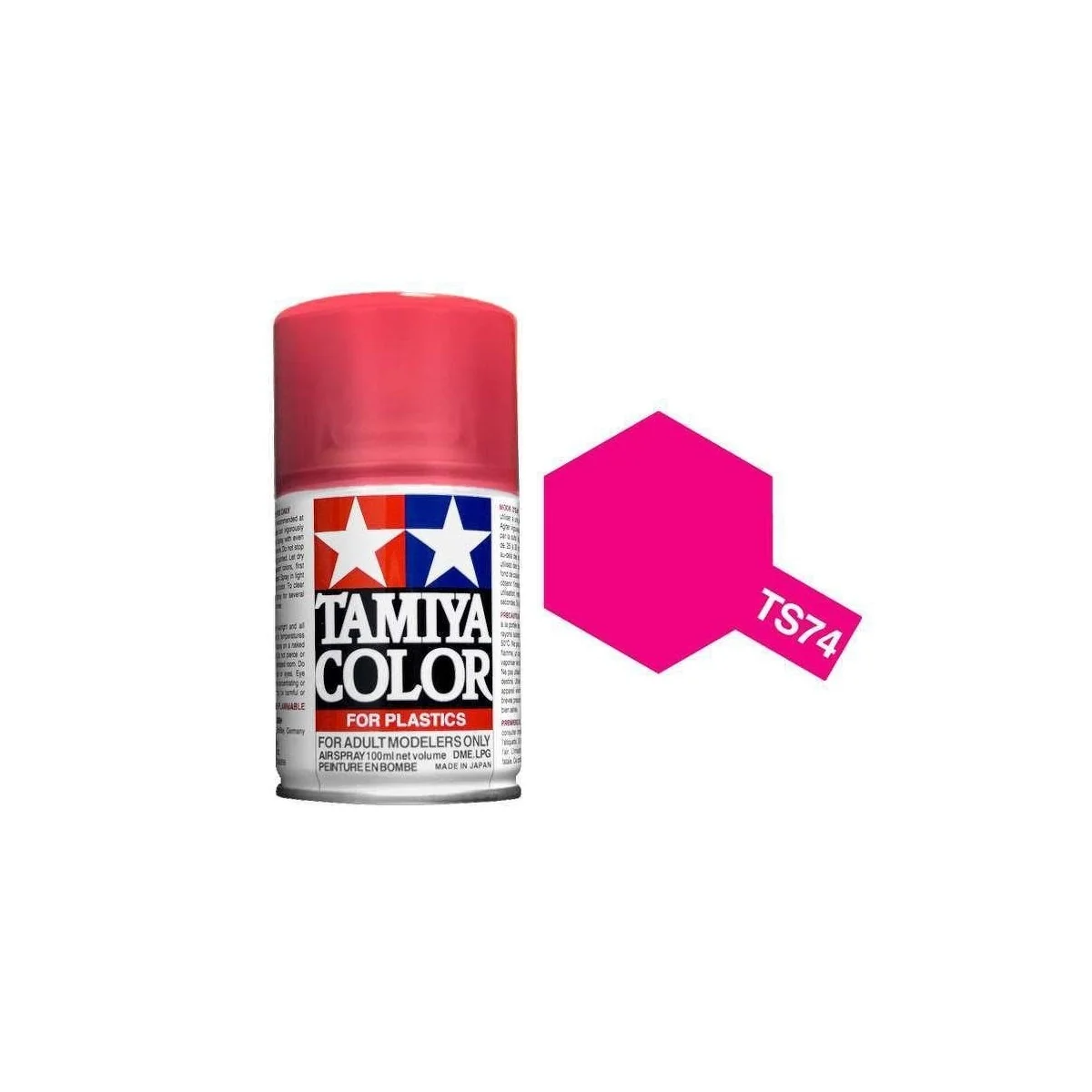 Peinture bombe Rouge translucide TS74 Tamiya Tamiya 85074 - 1 Peinture bombe Rouge translucide TS74 Tamiya Tamiya 85074 - 1
