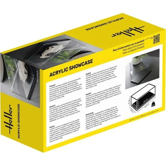 HEL-95201-Acrylic showcase for presentation models 1/24 Heller