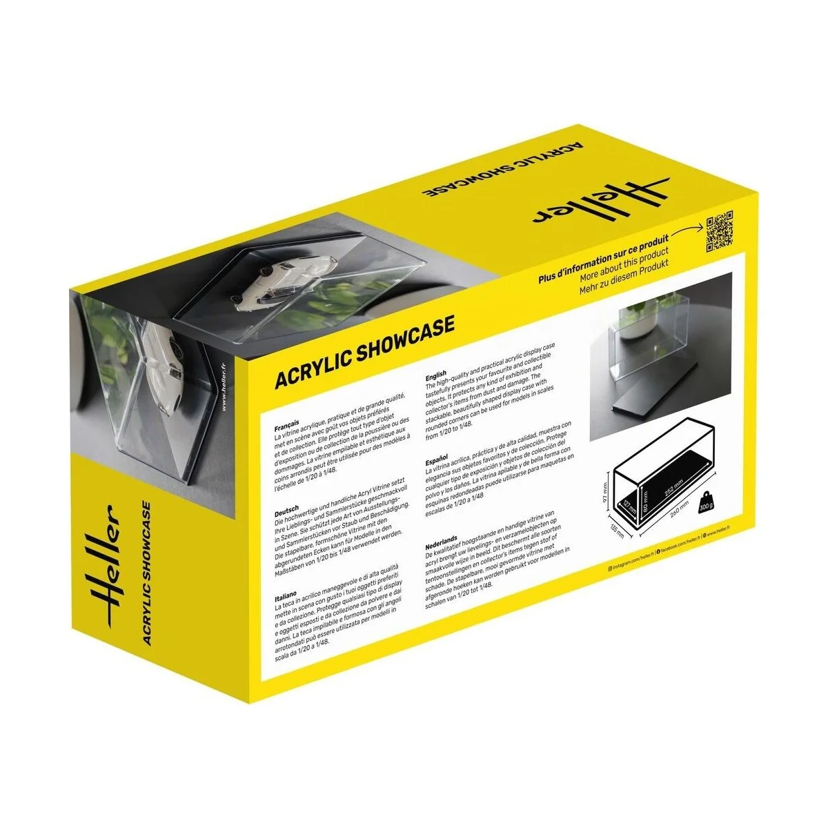 Acrylic showcase for presentation models 1/24 Heller Heller 95201 - 3