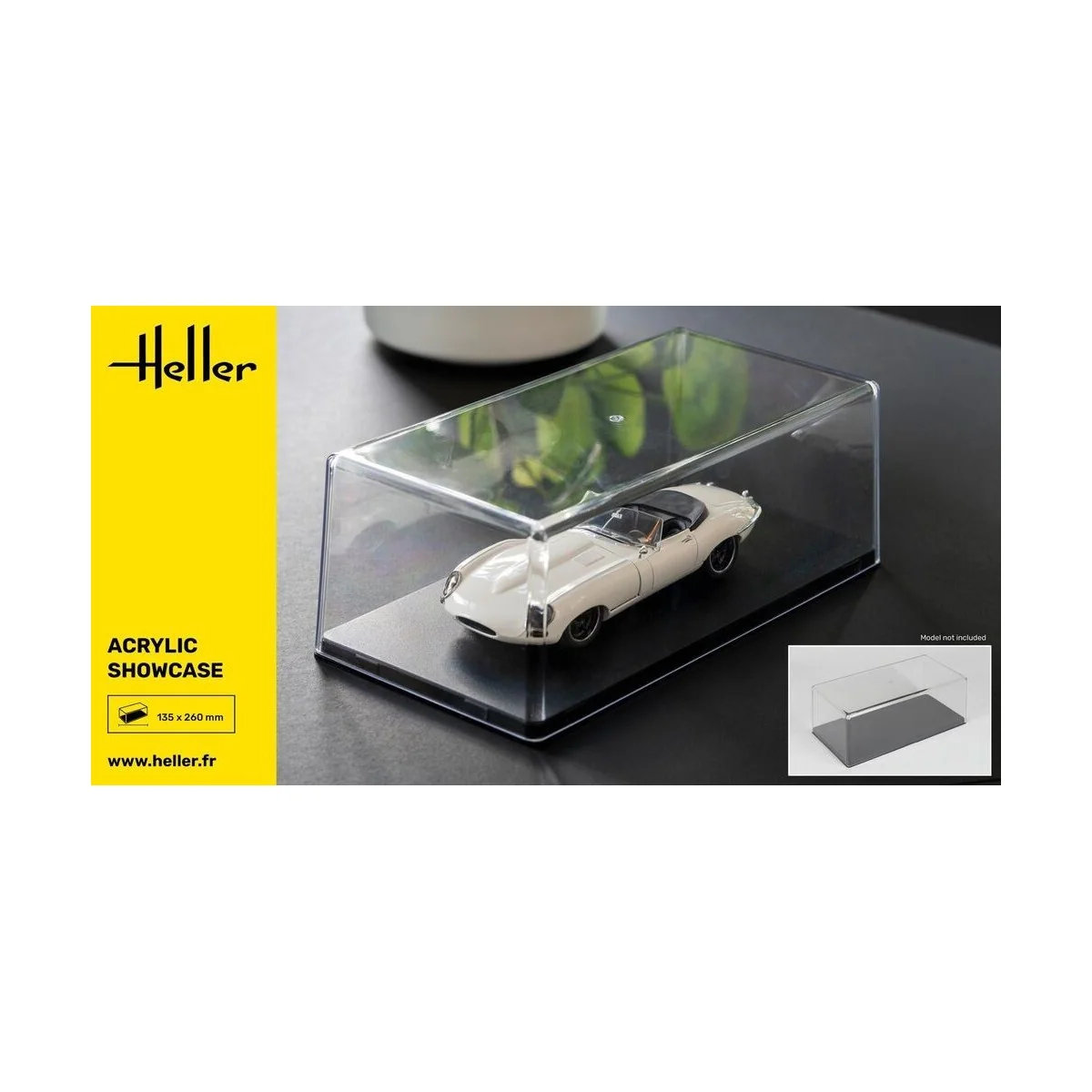 Vitrine acrylique pour présentation maquettes 1/24 Heller Heller 95201 - 2 Vitrine acrylique pour présentation maquettes 1/24 Heller Heller 95201 - 2