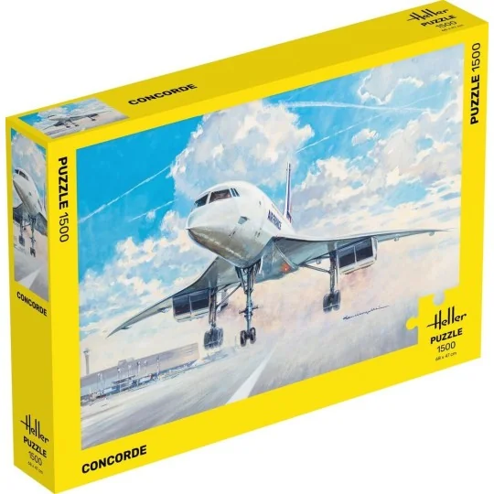 HEL-20469-Puzzle Concorde, 1500 pièces Heller - HEL-20469