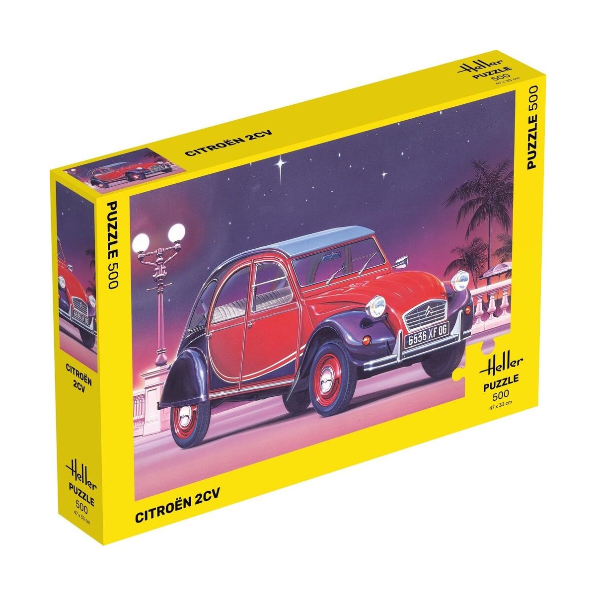 Puzzle Citroën 2CV, 500 pièces Heller Heller 20766 - 1
