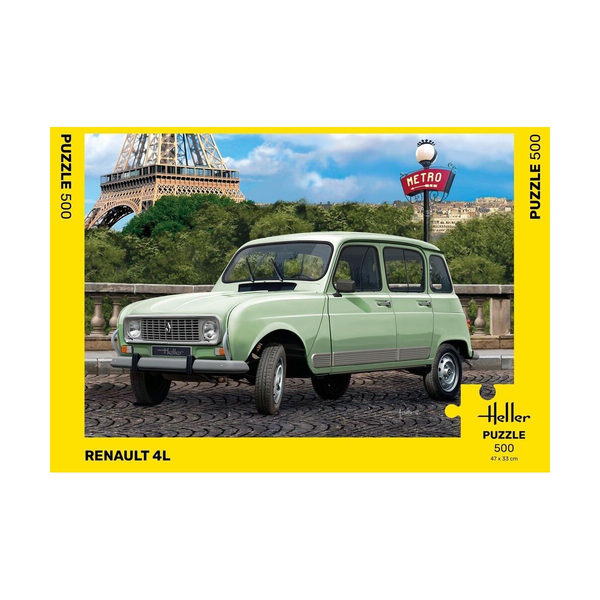 Puzzle Renault 4L, 500 pièces Heller Heller 20759 - 4