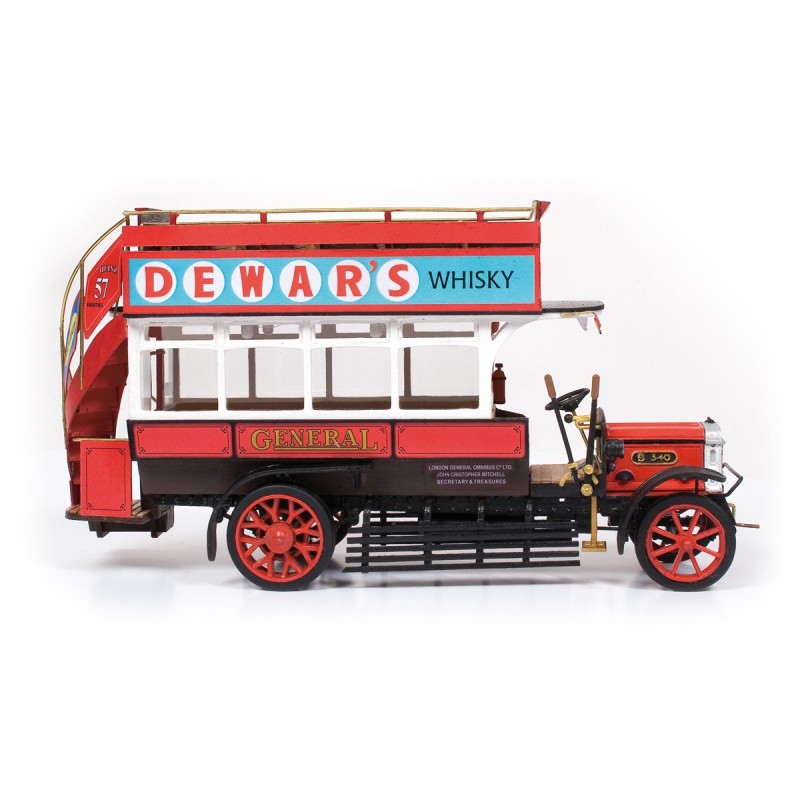 Bus Type-B AEC 1/24 OcCre Metal Wood Construction Kit - 57000