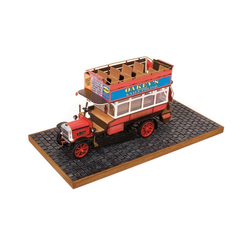 Bus Type-B AEC 1/24 OcCre Metal Wood Construction Kit - 57000