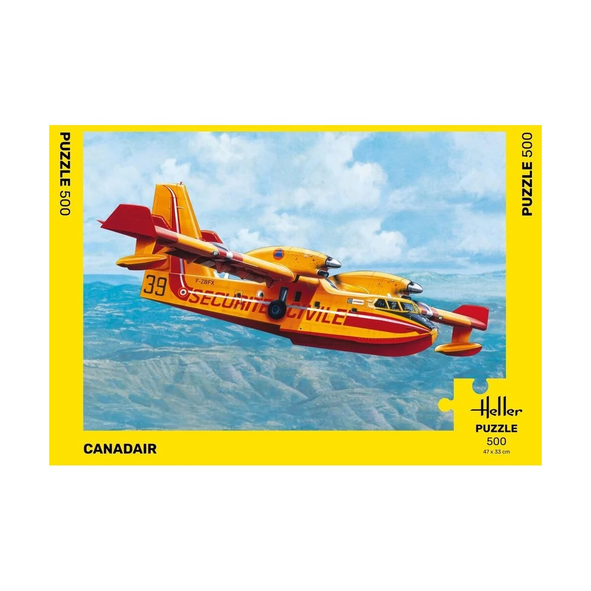 Canadair Puzzle, 500 Heller Pieces Heller HEL-20370 - 1