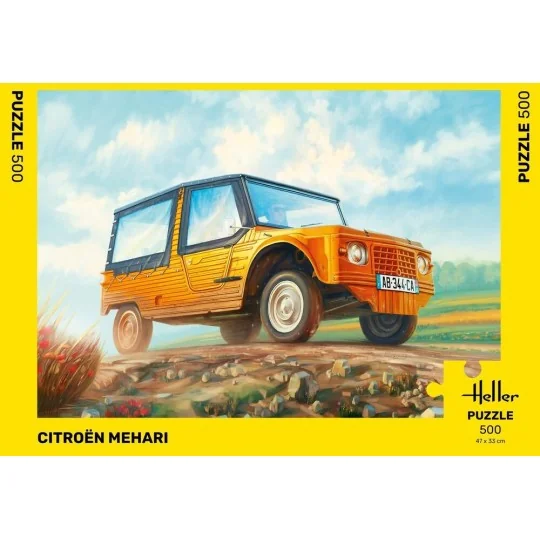 HEL-20760-Puzzle Citroën Mehari, 500 pièces Heller
