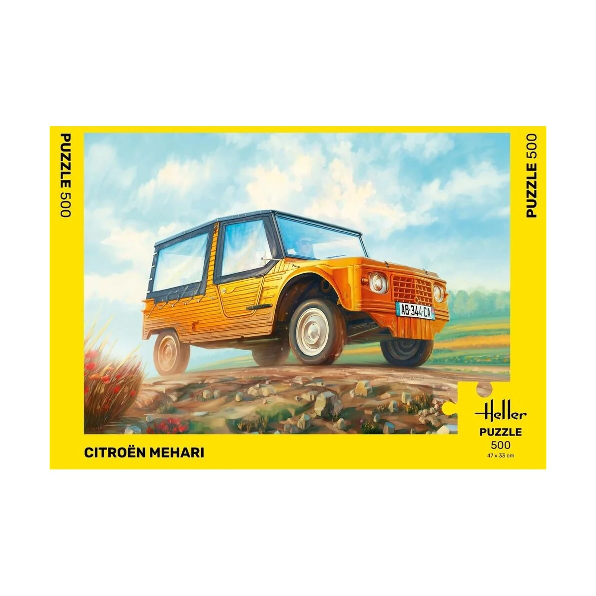 Puzzle Citroën Mehari, 500 pièces Heller Heller HEL-20760 - 2