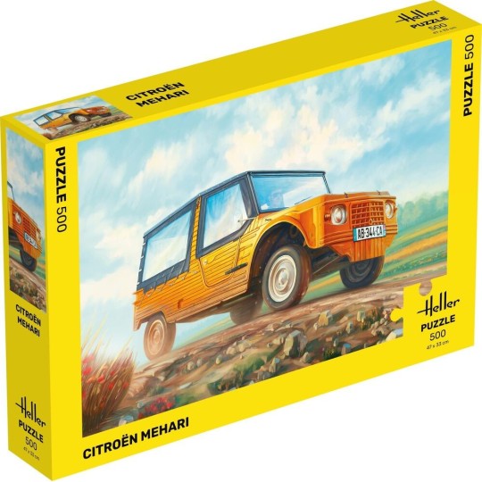 HEL-20760-Puzzle Citroën Mehari, 500 pièces Heller