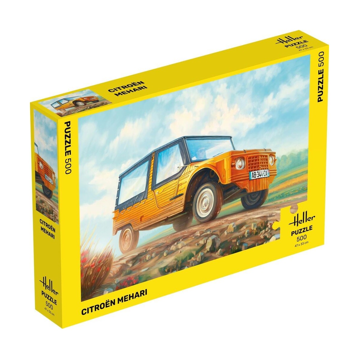 Puzzle Citroën Mehari, 500 pièces Heller Heller HEL-20760 - 1