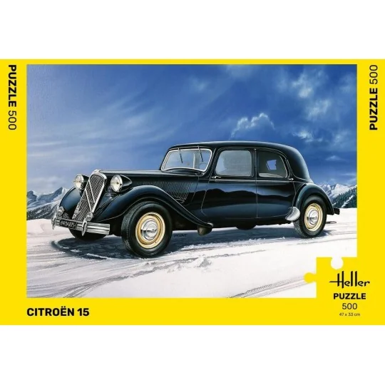 HEL-20743-Renault Estafette puzzle, 500 pieces Heller