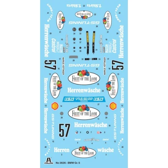 I3626-BMW 320 Group 5 1/24 Italeri