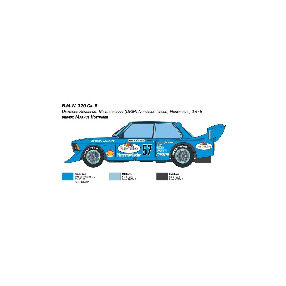 BMW 320 Groupe 5 1/24 Italeri Italeri I3626 - 4