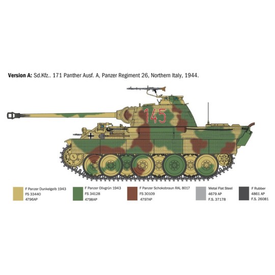 I270-Tank Panther Ausf.A 1/35 Italeri - I270