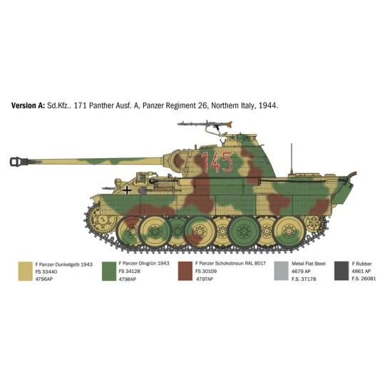 I270-Tank Panther Ausf.A 1/35 Italeri - I270