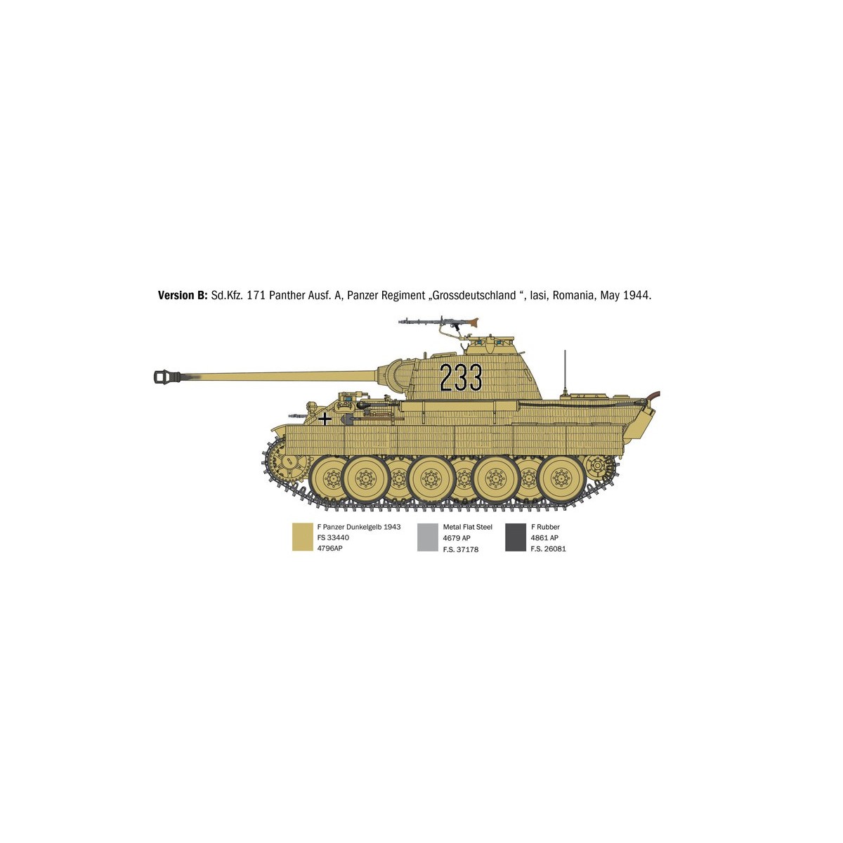 Char Panther Ausf.A 1/35 Italeri Italeri I270 - 5