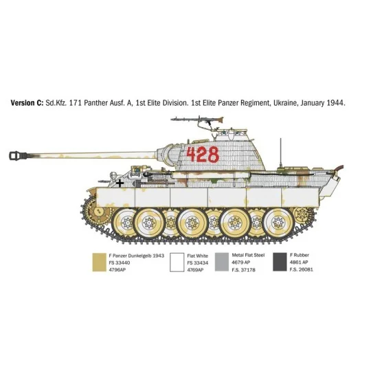 I270-Tank Panther Ausf.A 1/35 Italeri - I270