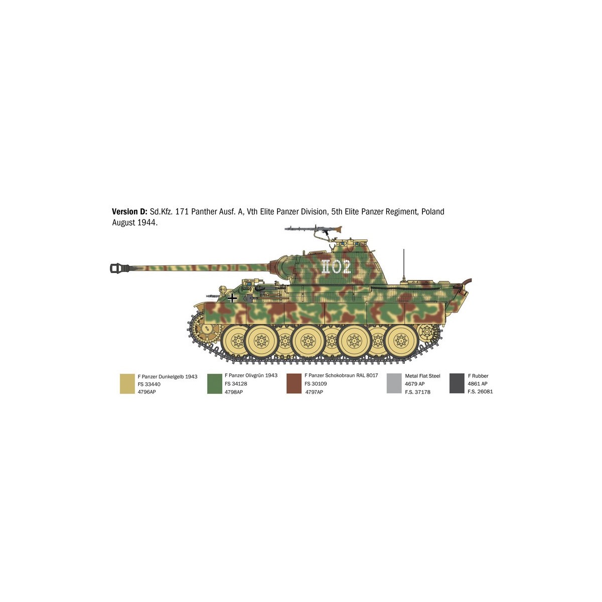 Char Panther Ausf.A 1/35 Italeri Italeri I270 - 7