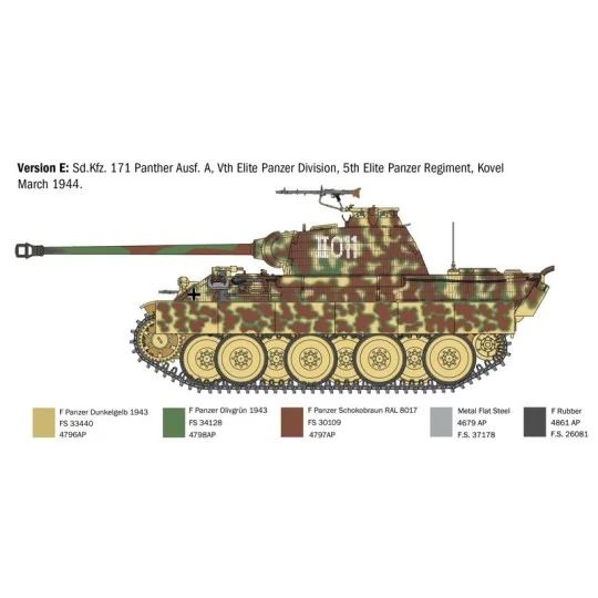 I270-Tank Panther Ausf.A 1/35 Italeri - I270