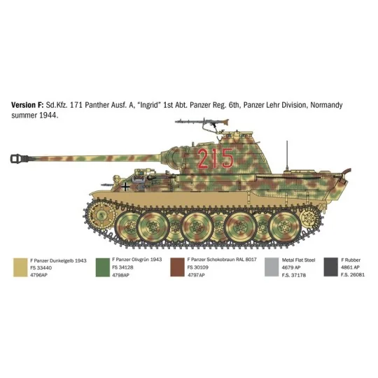 I270-Tank Panther Ausf.A 1/35 Italeri - I270