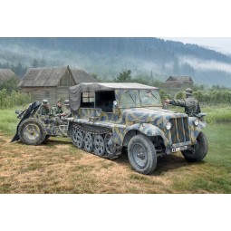 Véhicule Sd.Kfz.10 & Le.IG 18 & Servants 1/35 Italeri Italeri I6595 - 1