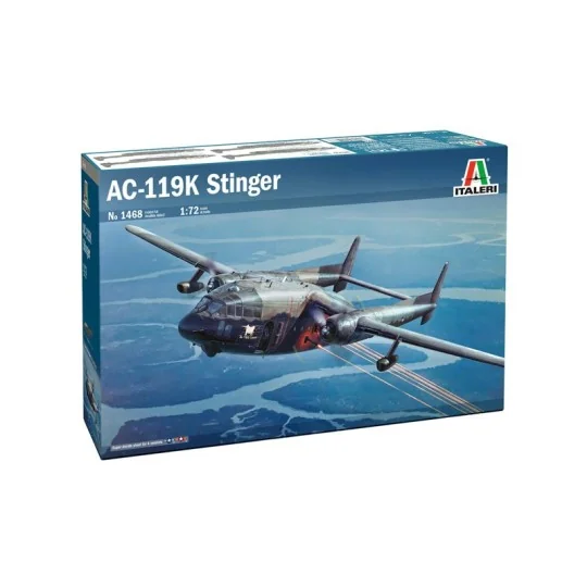 I1468-Avion AC-119K Stinger 1/72 Italeri