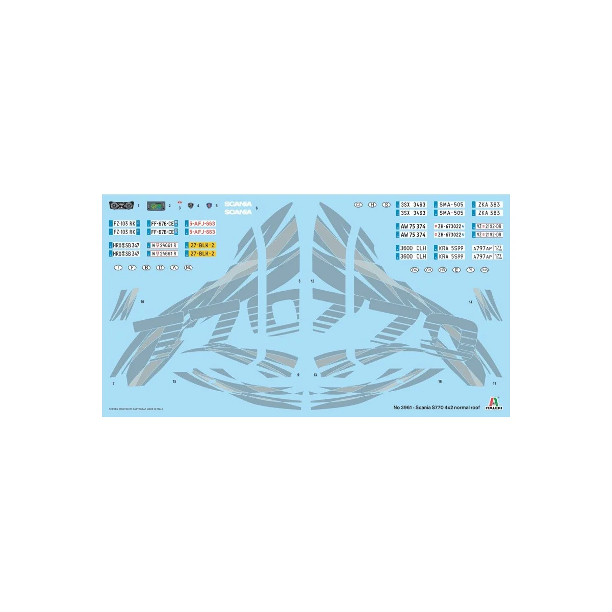 Scania 770 4x2 truck Low Cab 1/24 Italeri Italeri I3961 - 3