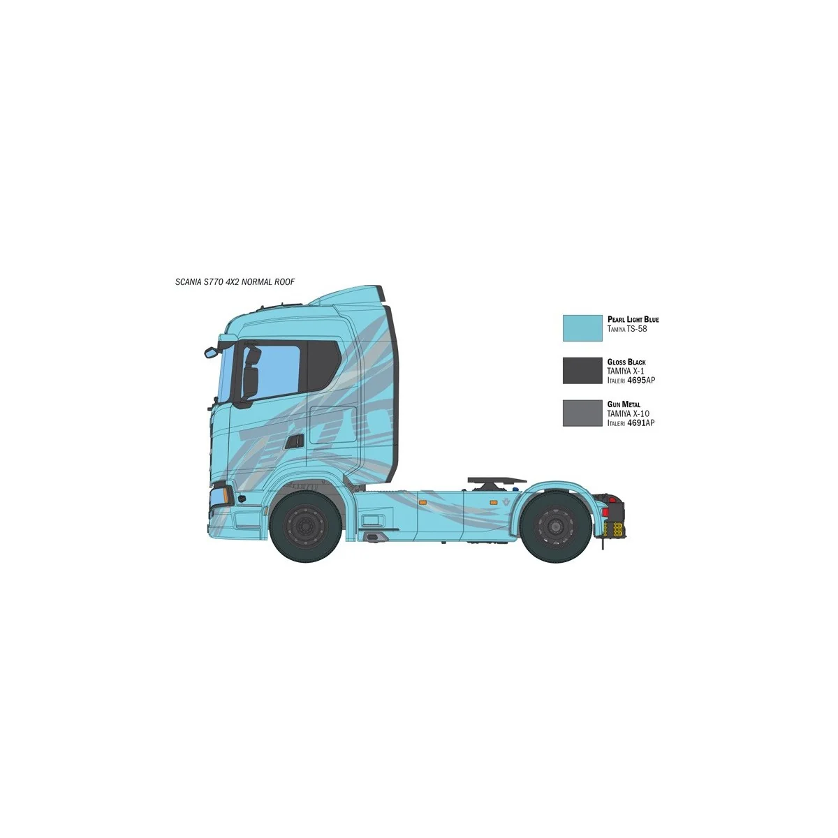 Scania 770 4x2 truck Low Cab 1/24 Italeri Italeri I3961 - 5