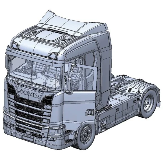 I3961-Scania 770 4x2 truck Low Cab 1/24 Italeri - I3961