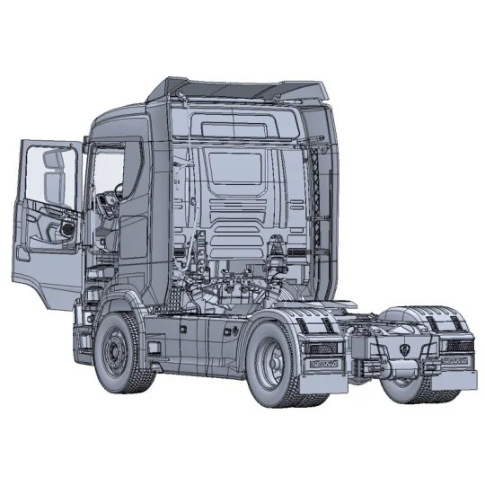 I3961-Scania 770 4x2 truck Low Cab 1/24 Italeri - I3961