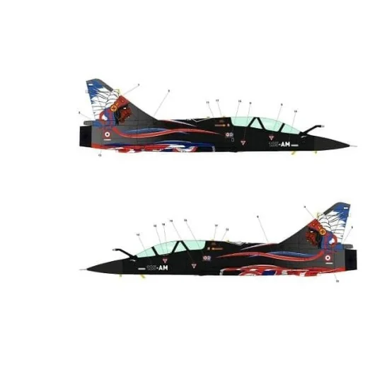 Mirage 2000N La Fayette US 1/48 KINETIC K48124 - 1 K48124-Mirage 2000N La Fayette US 1/48 KINETIC - K48124